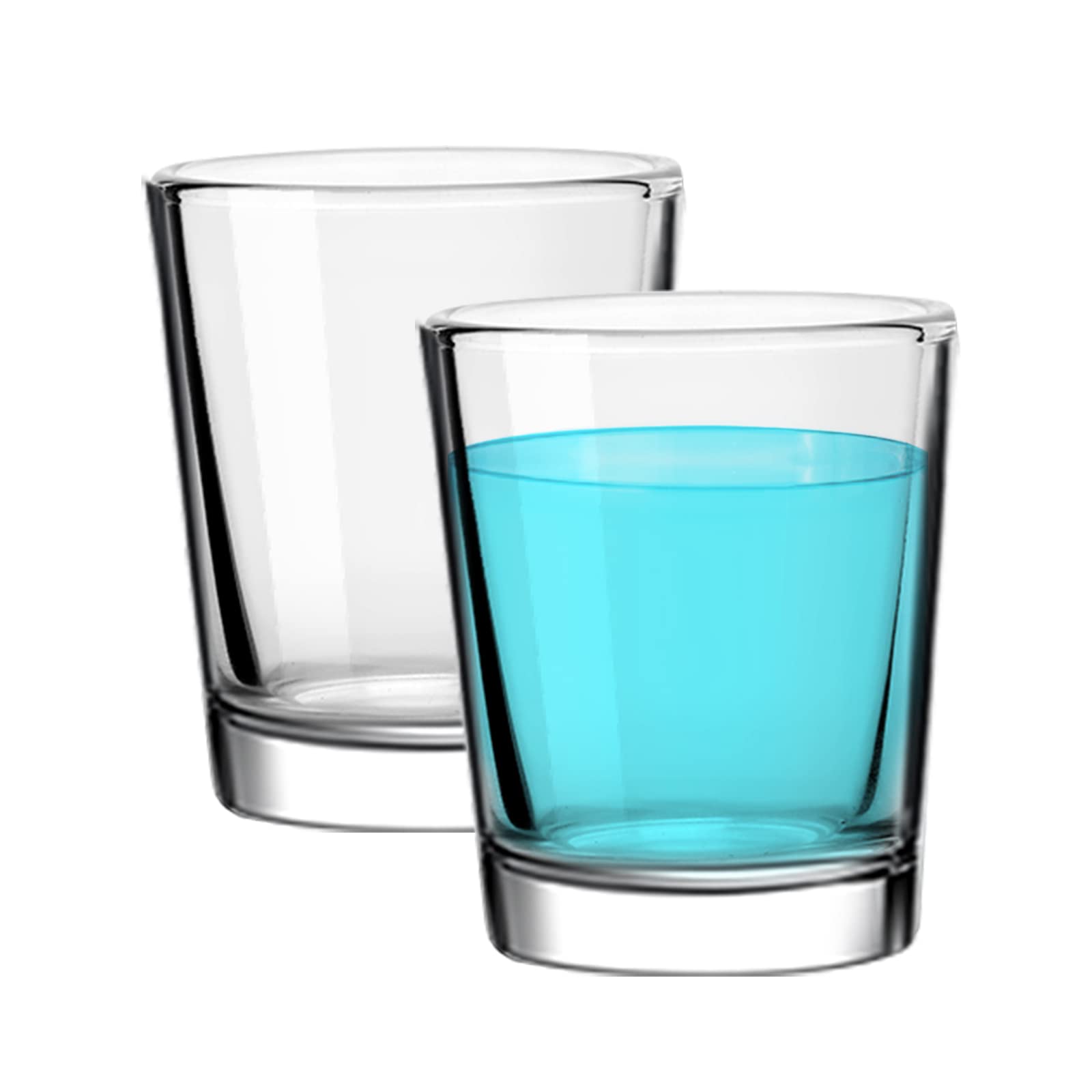 Amazon.com | BYAWAY Shot Glass,0.8 oz Mini Shot Glasses with Heavy